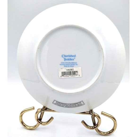 Cherished Teddies Mothers Love Vintage 2001 Plate Priscilla Hillman Enesco - Picture 2 of 10